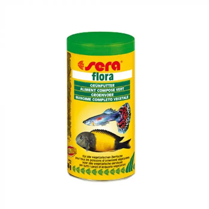 Balık Yemi, Sera Flora Nature Bitkisel, 250 ml 60 g