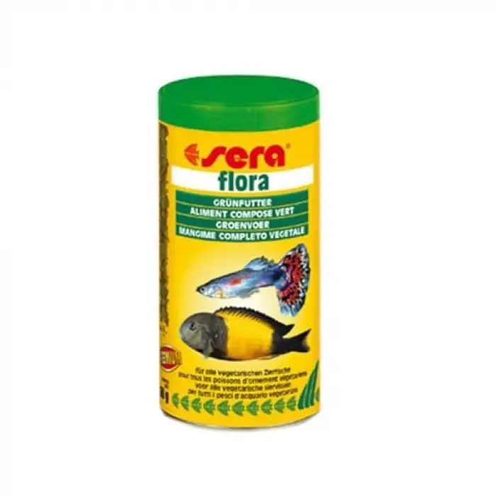 Balık Yemi, Sera Flora Nature Bitkisel, 250 ml 60 g