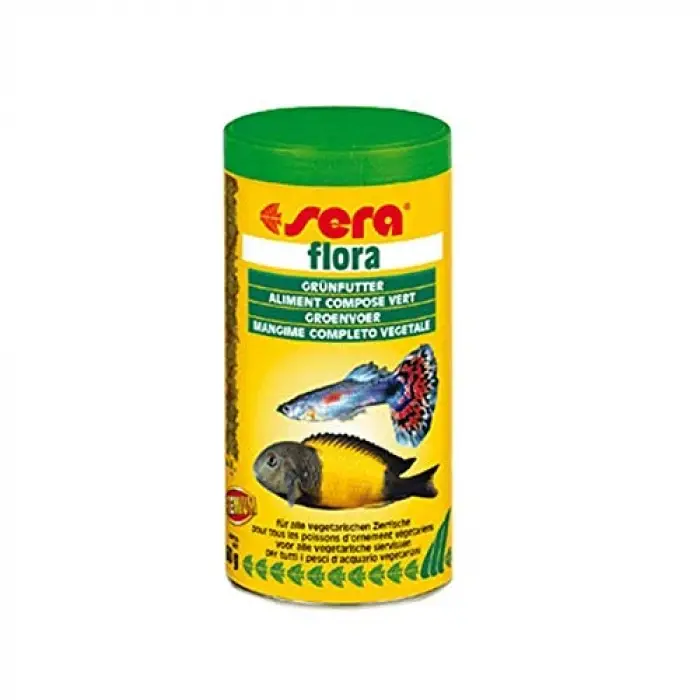 Balık Yemi, Sera Flora Nature Bitkisel, 250 ml 60 g
