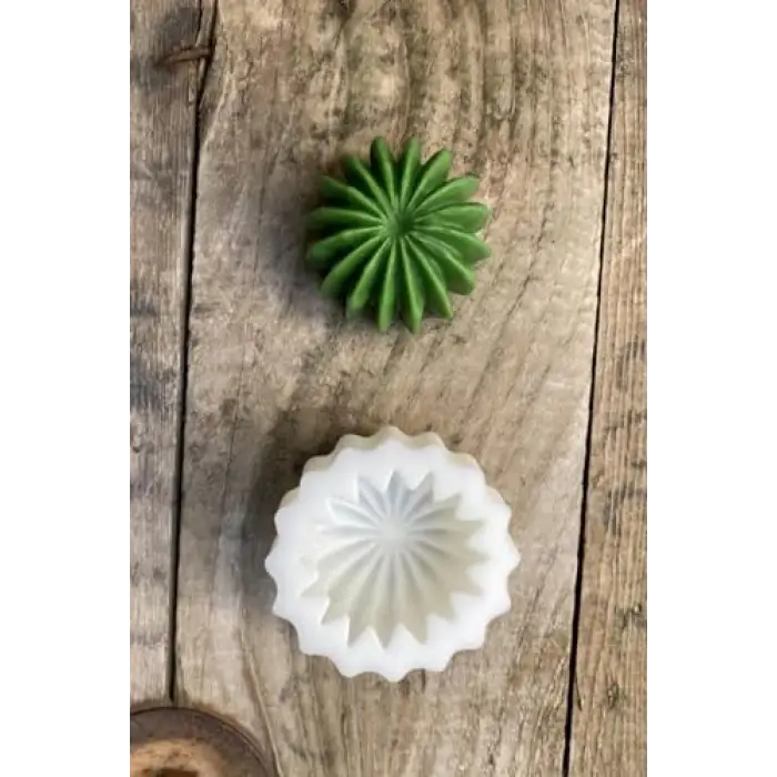 Ball kaktüs mum kalıbı, silikon
