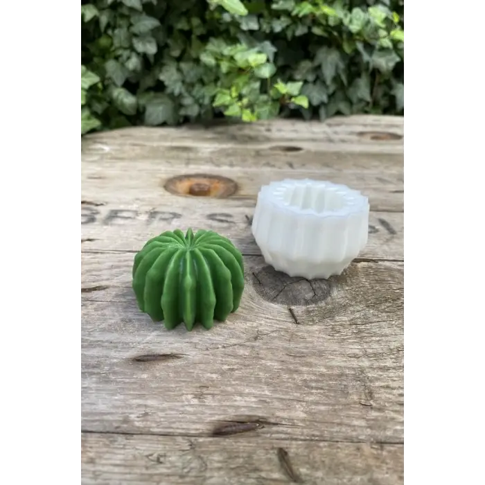 Ball kaktüs mum kalıbı, silikon