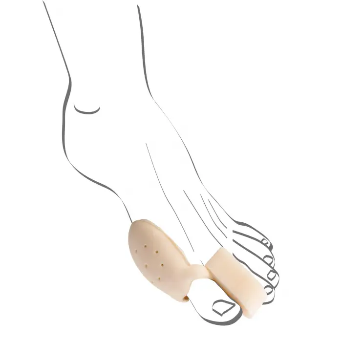 Ballenbett Pads, Beige/haut, Einheitsgröße