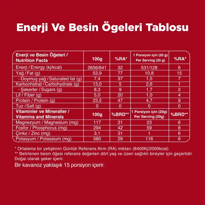 Ballı fıstık ezmesi, 300 g