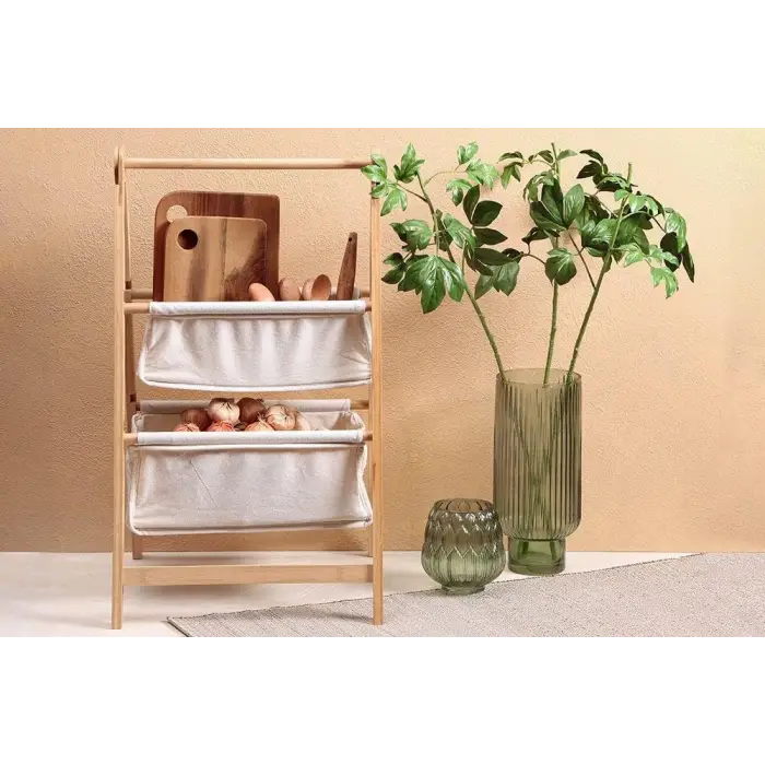 Bambu 2 Katlı Organizer, 76 cm