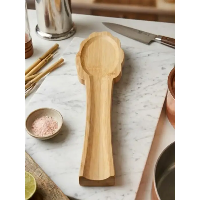 Bambu Çiçek Kaşık Altlığı / Kaşıklık