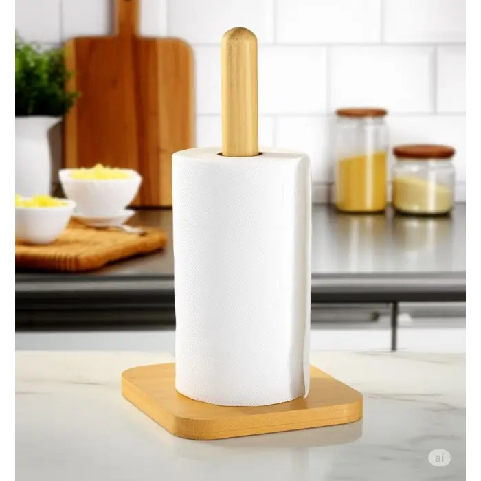 Bambu Kare Havlu Peçetelik, 12 cm