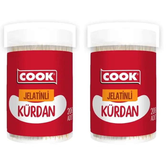 Bambu Kürdan Jelatinli 200lü 2li paket