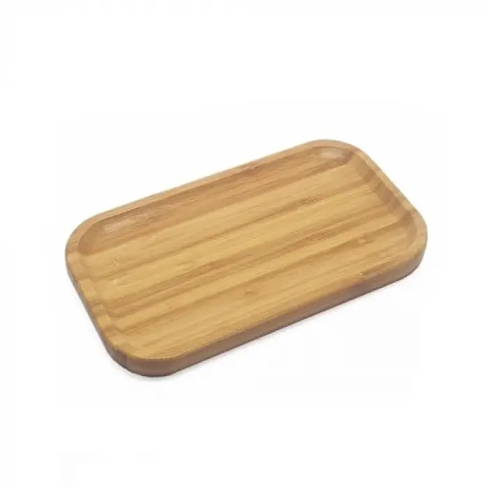Bambu Lüks Dikdörtgen Servis 25 * 14 cm Sunum Tabağı