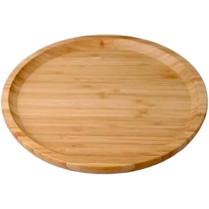 Bambu Lüx Yuvarlak Sunum Tabağı 25 * 25 cm