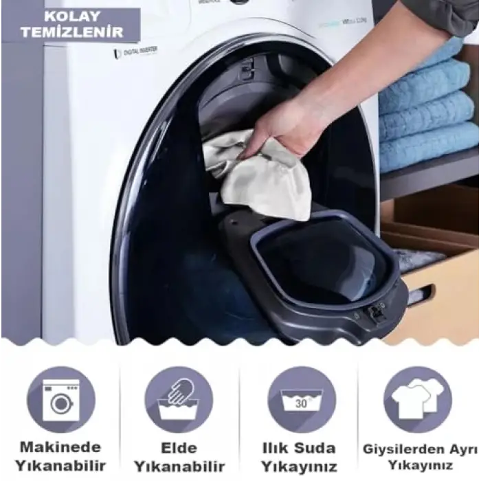 Bambu Sandalye Örtüsü 6 Adet Beyaz