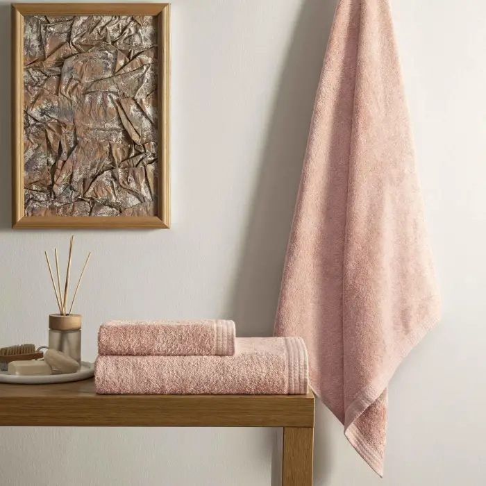 Bambu Yüz Havlusu 50x85 cm, Rose