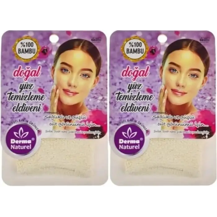 Bambu Yüz Temizleme Eldiveni MS-32,2li Set