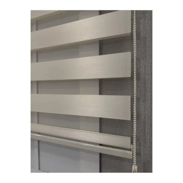 Bambu Zebra Stor Güneşlik Perde, Krem, 100 x 200