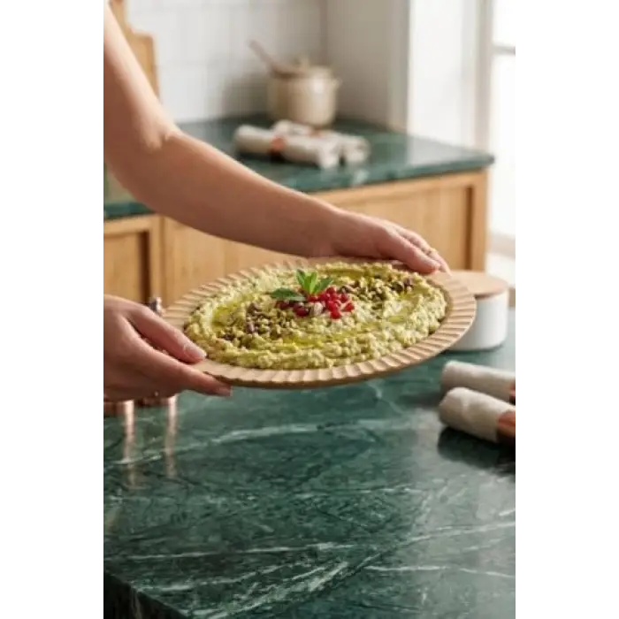 Bambum Crumble - Oval Tabak Büyük