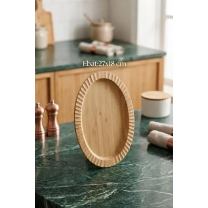 Bambum Crumble - Oval Tabak Büyük