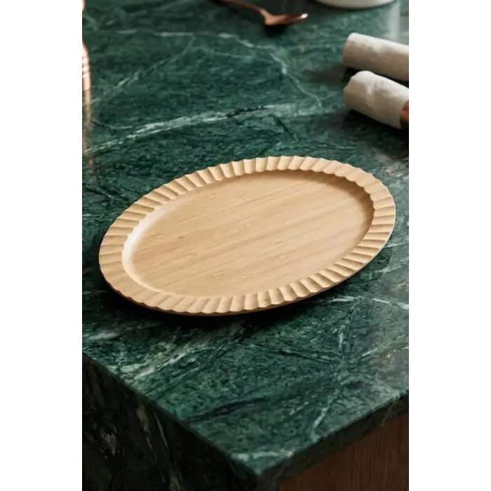 Bambum Crumble - Oval Tabak Büyük