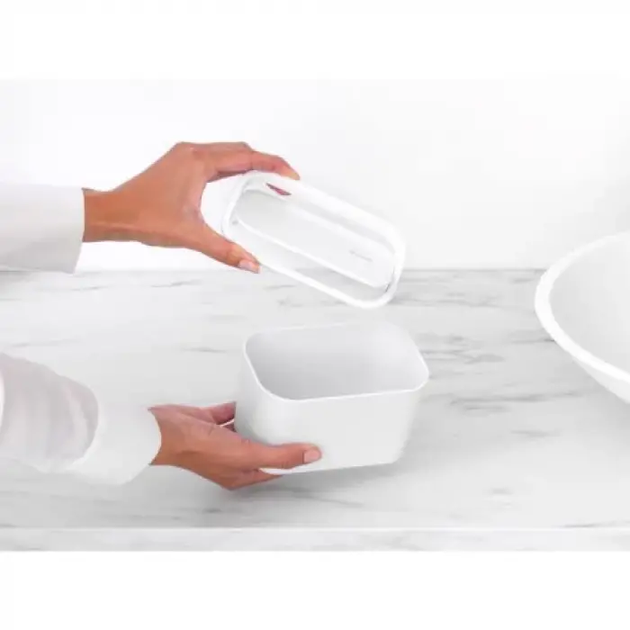 Banyo Çöp Kutusu, Beyaz, Tek Boyut