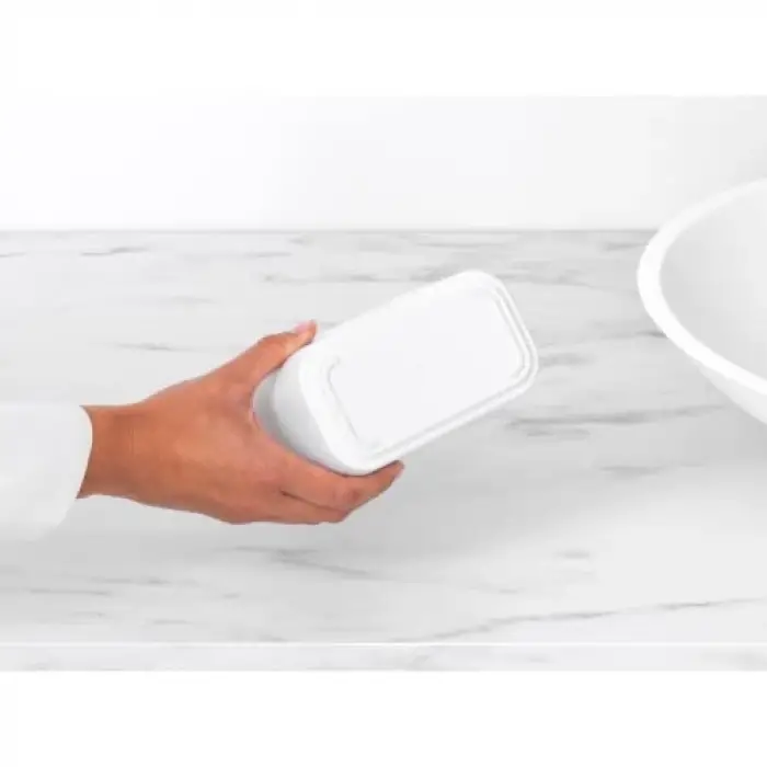 Banyo Çöp Kutusu, Beyaz, Tek Boyut