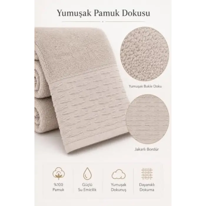 Banyo Havlusu 90x150 cm Linea Collection 650 Gr