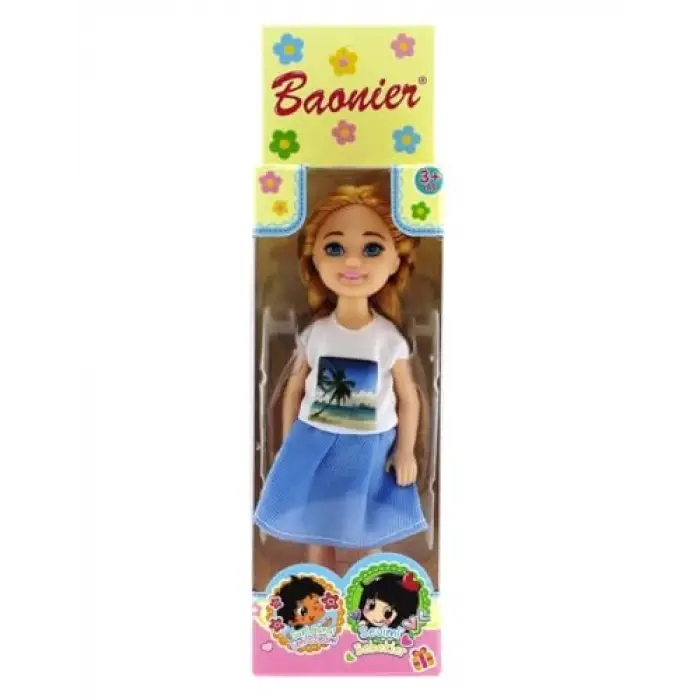 Baonier Kumsal Tshirt 14 cm Sarışın Tekli Kız Bebek