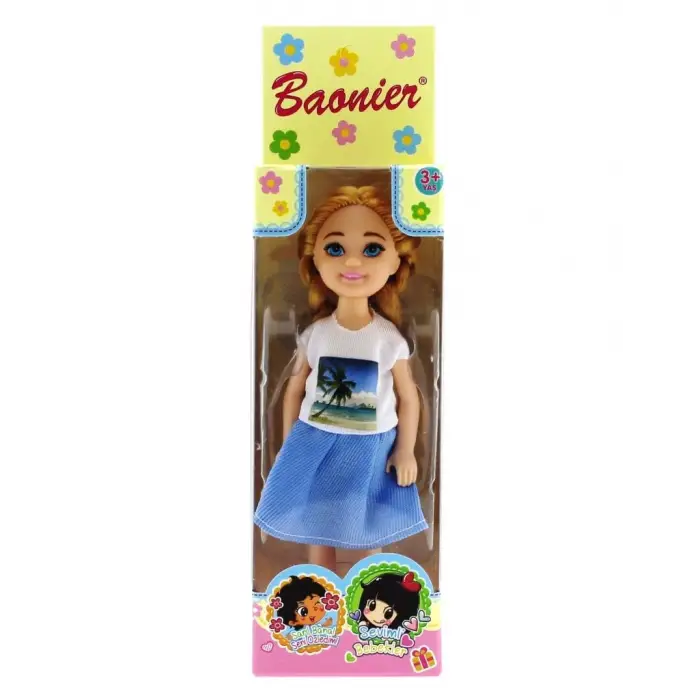 Baonier Kumsal Tshirt 14 cm Sarışın Tekli Kız Bebek