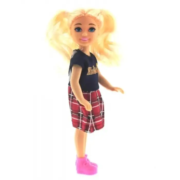 Baonier Pitikareli Etekli 14 cm Sarışın Tekli Kız Bebek