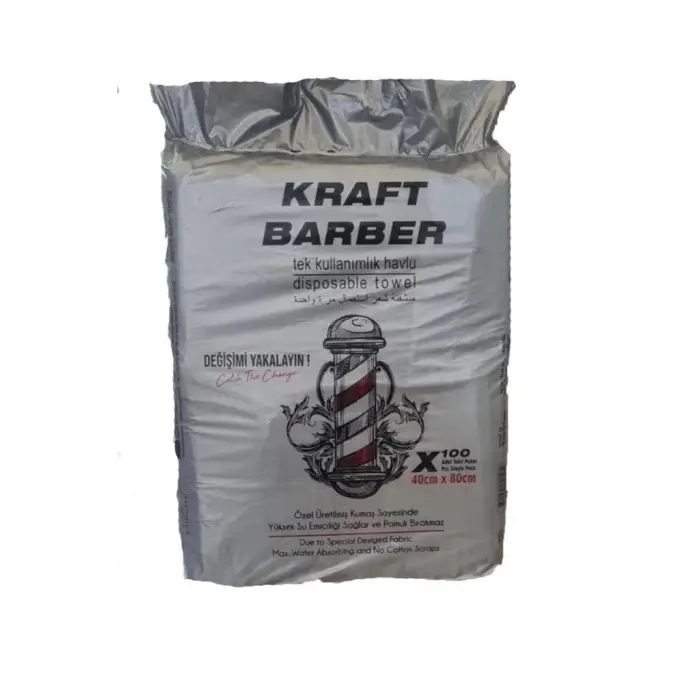 Barber Kullan At Havlu 100 Adet 80X40 Cm