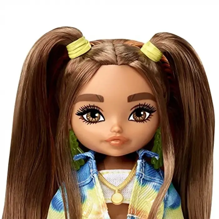 Barbie Extra Mini Bebekler Renkli Kot
