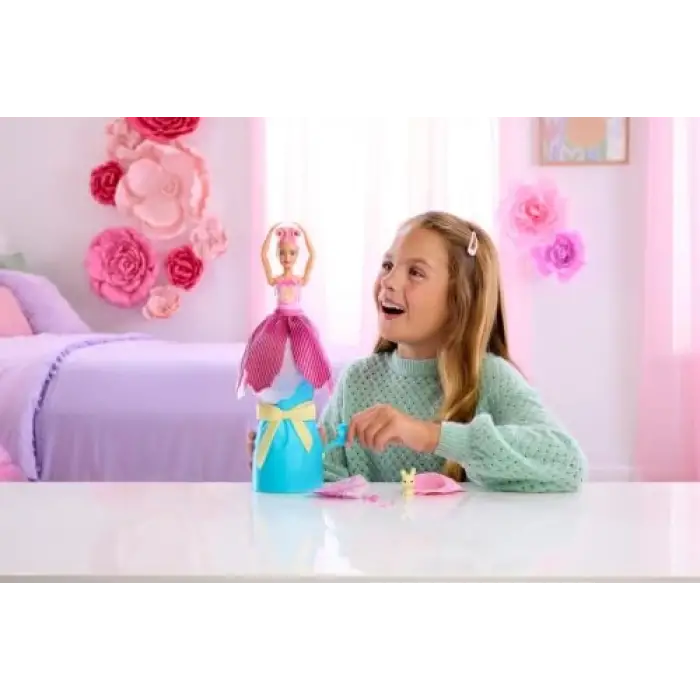 Barbie Petal Pop Pembe Lale JMF57