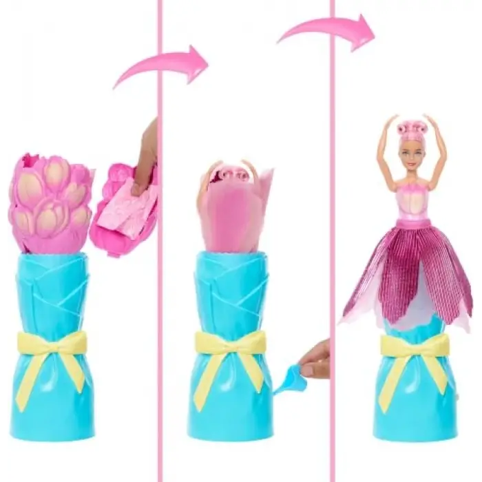 Barbie Petal Pop Pembe Lale JMF57