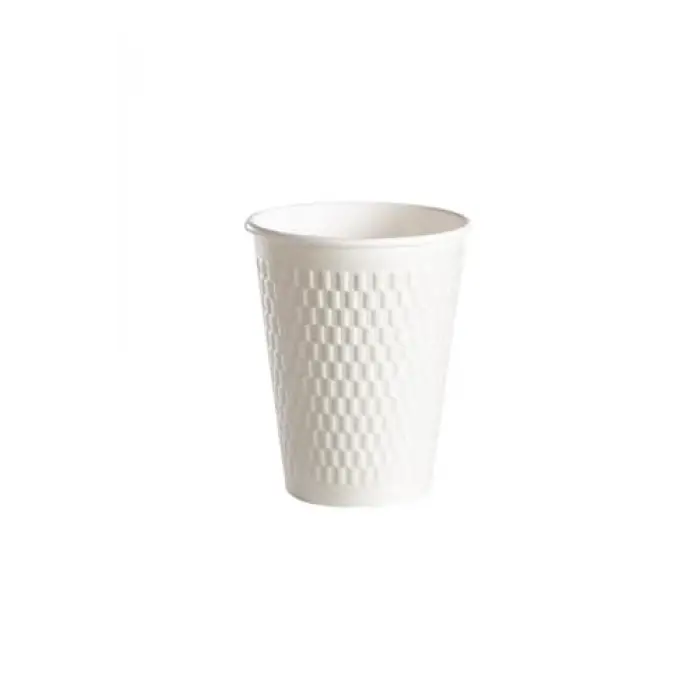 Bardak — Gizpak Karton 8 Oz Double Embossed 40 Adet