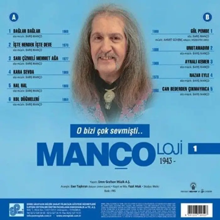 Barış Manço Mançoloji 1 Plak