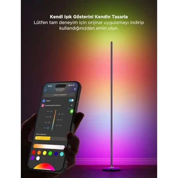 Basic Akıllı Köşe Lambası Lite - Siyah