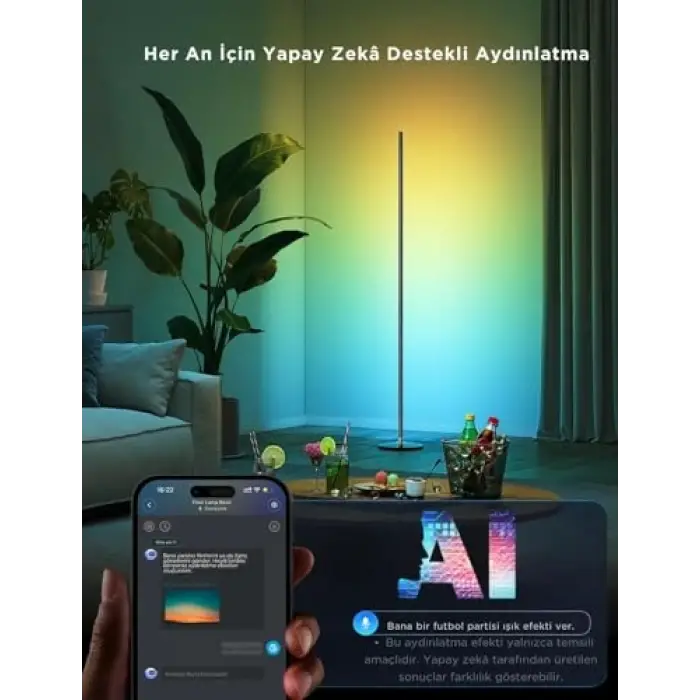 Basic Akıllı Köşe Lambası Lite - Siyah