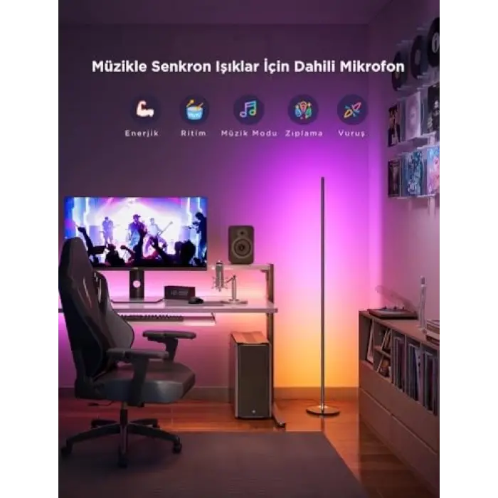 Basic Akıllı Köşe Lambası Lite - Siyah