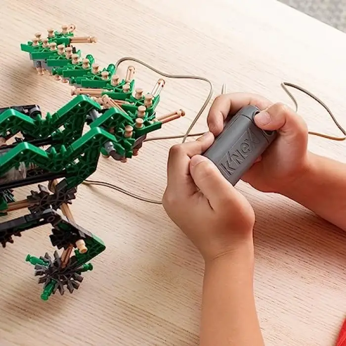 Basic Fun 12468 Osaurus Classics 255 Pc/ 2 Model-KNexosaurus Rex Yapı Seti (Motorlu), Çok Renkli