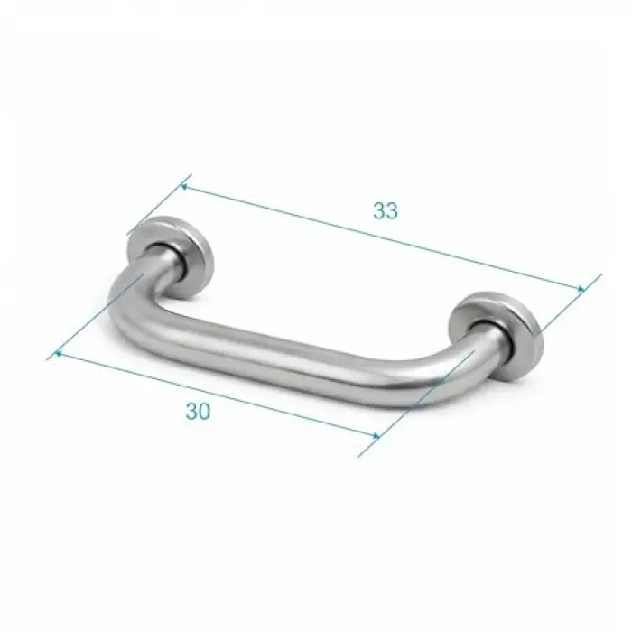 Basic Tutunma Barı 30 cm Paslanmaz Çelik 32 mm Banyo Engelli Tutamağı
