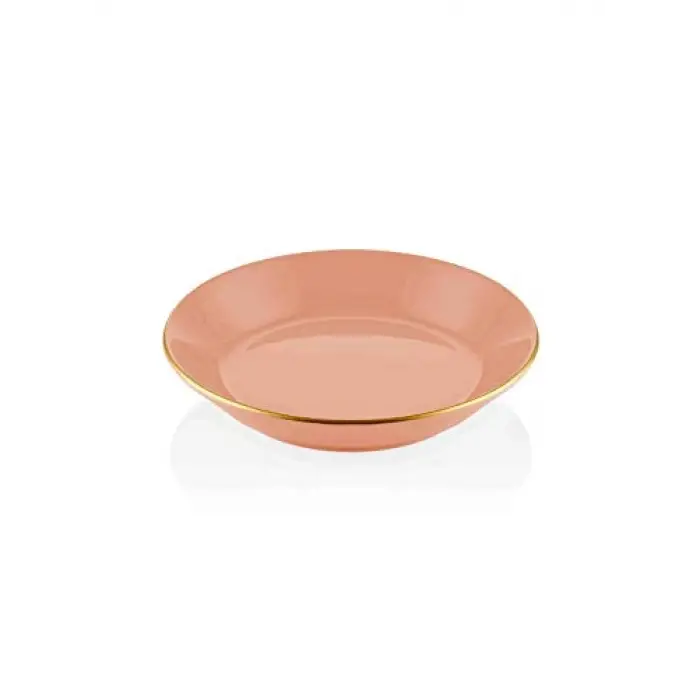 Basic Yemek Tabağı 6 Lı Set Somon Pembe - 20cm