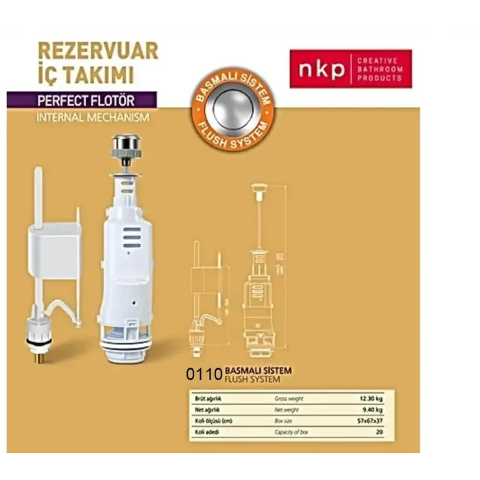 Basmalı Rezervuar İç Takım Hidro Flatör -0110