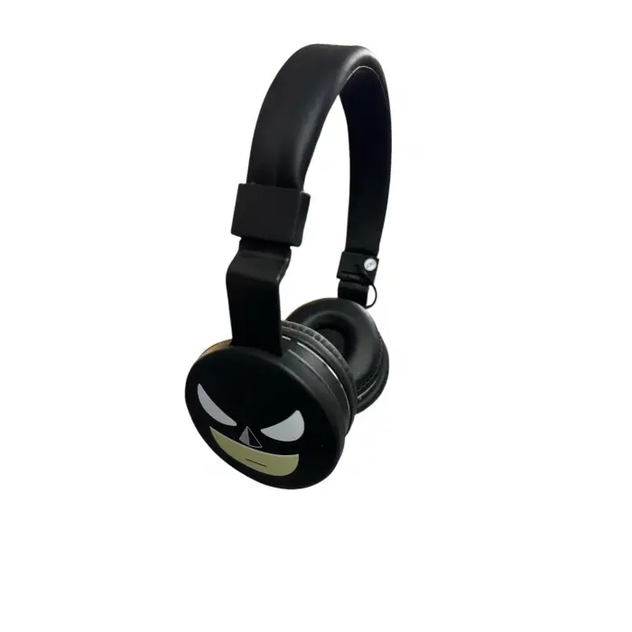 Batman Kablosuz Bluetooth Katlanabilir Kulaküstü Kulaklık Siyah