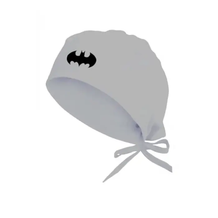 Batman Temalı Özel Tasarım Bone, Gri