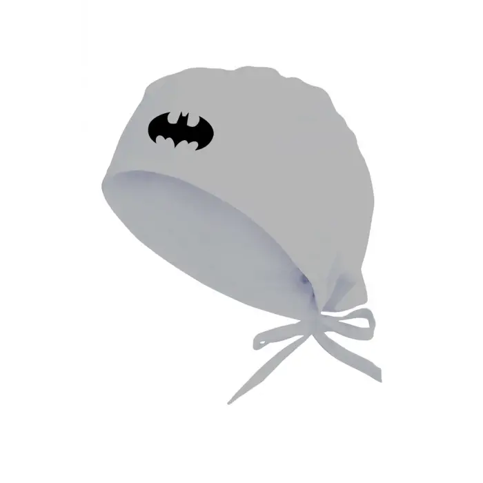 Batman Temalı Özel Tasarım Bone, Gri