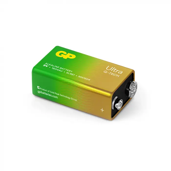 Batteries G-TECH Ultra Alkalin 9V - 6LR61 Boy 9V Pil Tekli Kart