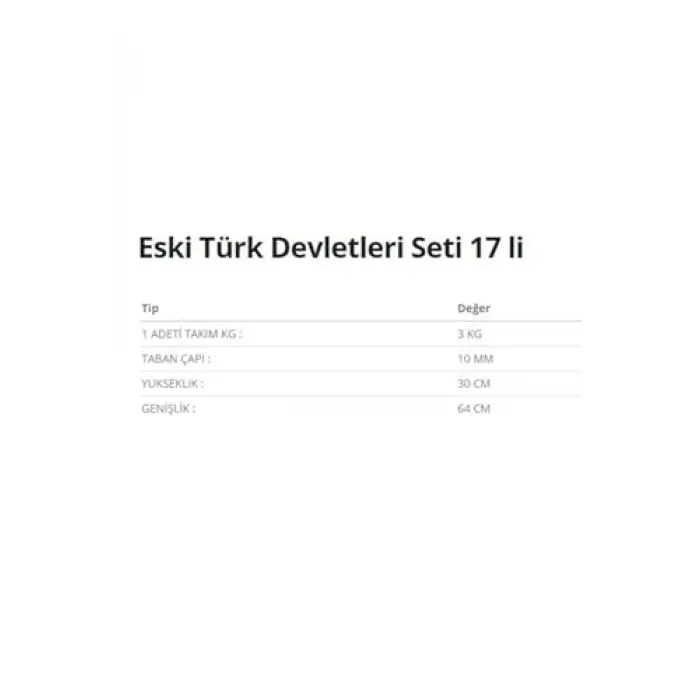 Bayrak Eski Türk Devletleri Bayrak Seti 17 Adet