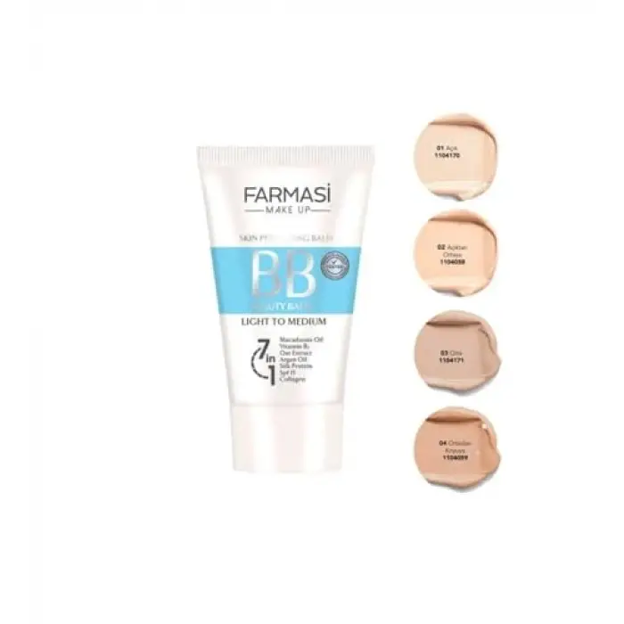 BB Krem, Açık, 50 ml, No: 01