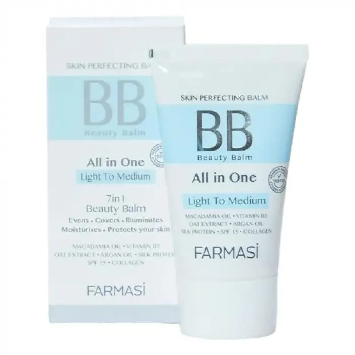 BB Krem, Açıktan Ortaya, 50 ml, No: 02