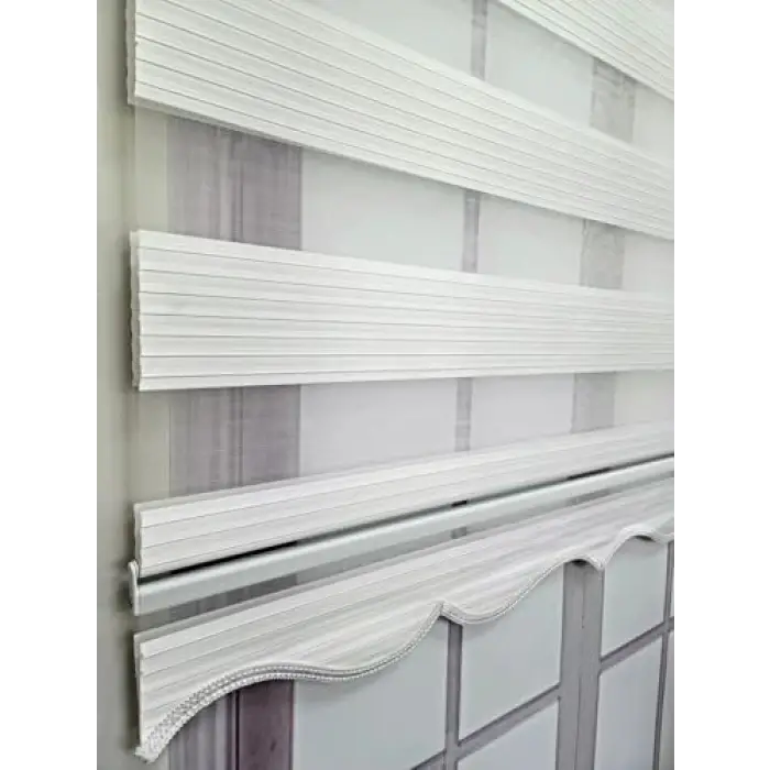 Bbb Pliseli Stor Zebra Perde 3 Renk Seçeneği 150x200 Beyaz
