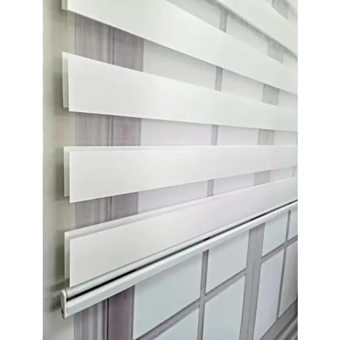 Bbb Stor Zebra Perde 3 Renk Seçeneği 150x200 Beyaz