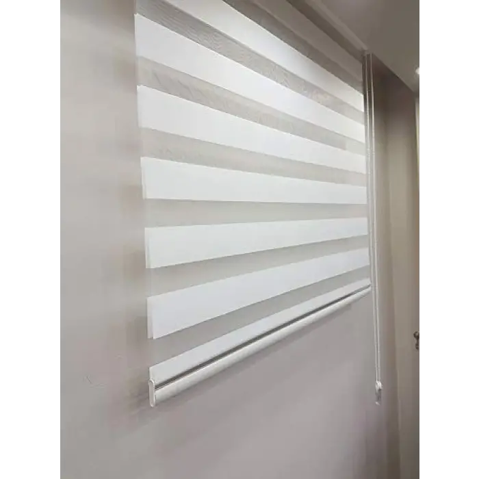 Bbb Stor Zebra Perde 3 Renk Seçeneği 150x200 Beyaz