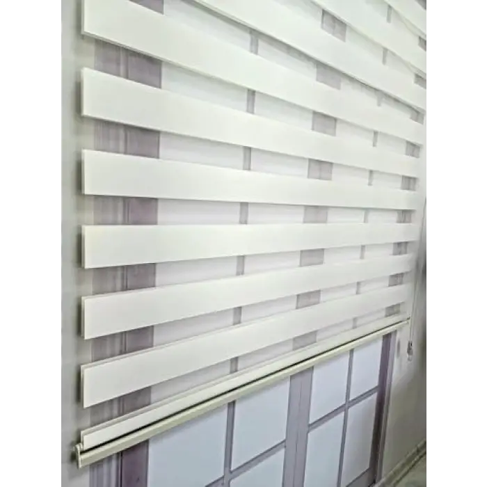 BBB Stor Zebra Perde 3 Renk Seçeneği 240x200 Ekru